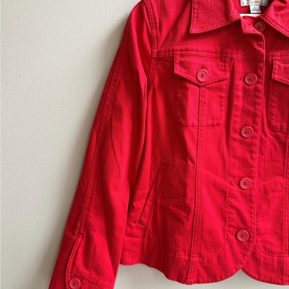 Talbots Vibrant Red Stretch Jacket - Picture 5 of 13
